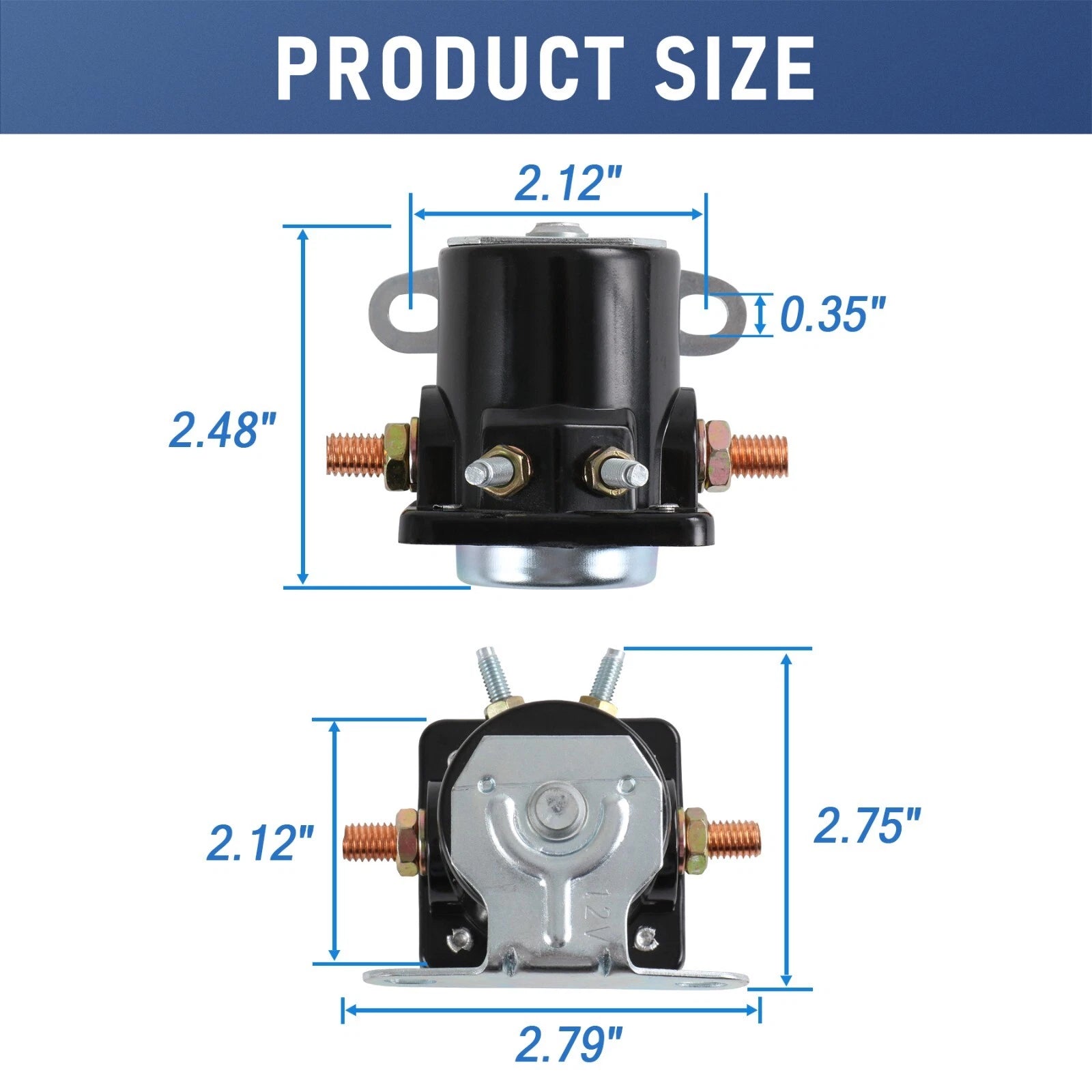 Starter Solenoid Relay for Ford Jeep Lincoln Mercury (1958-1991)