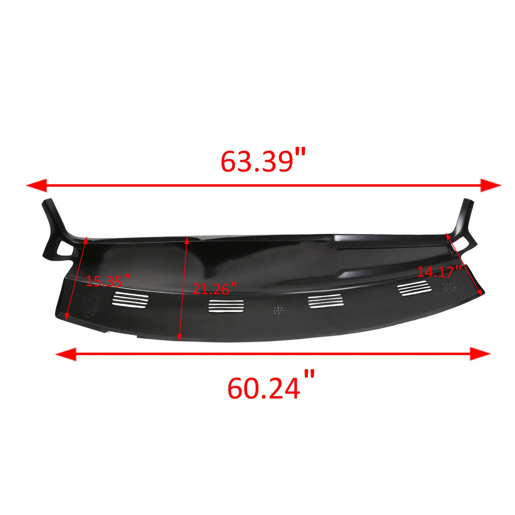 Molded Dash Cover for Dodge Ram 1500 2500 3500 (2002–2005) Textured Black