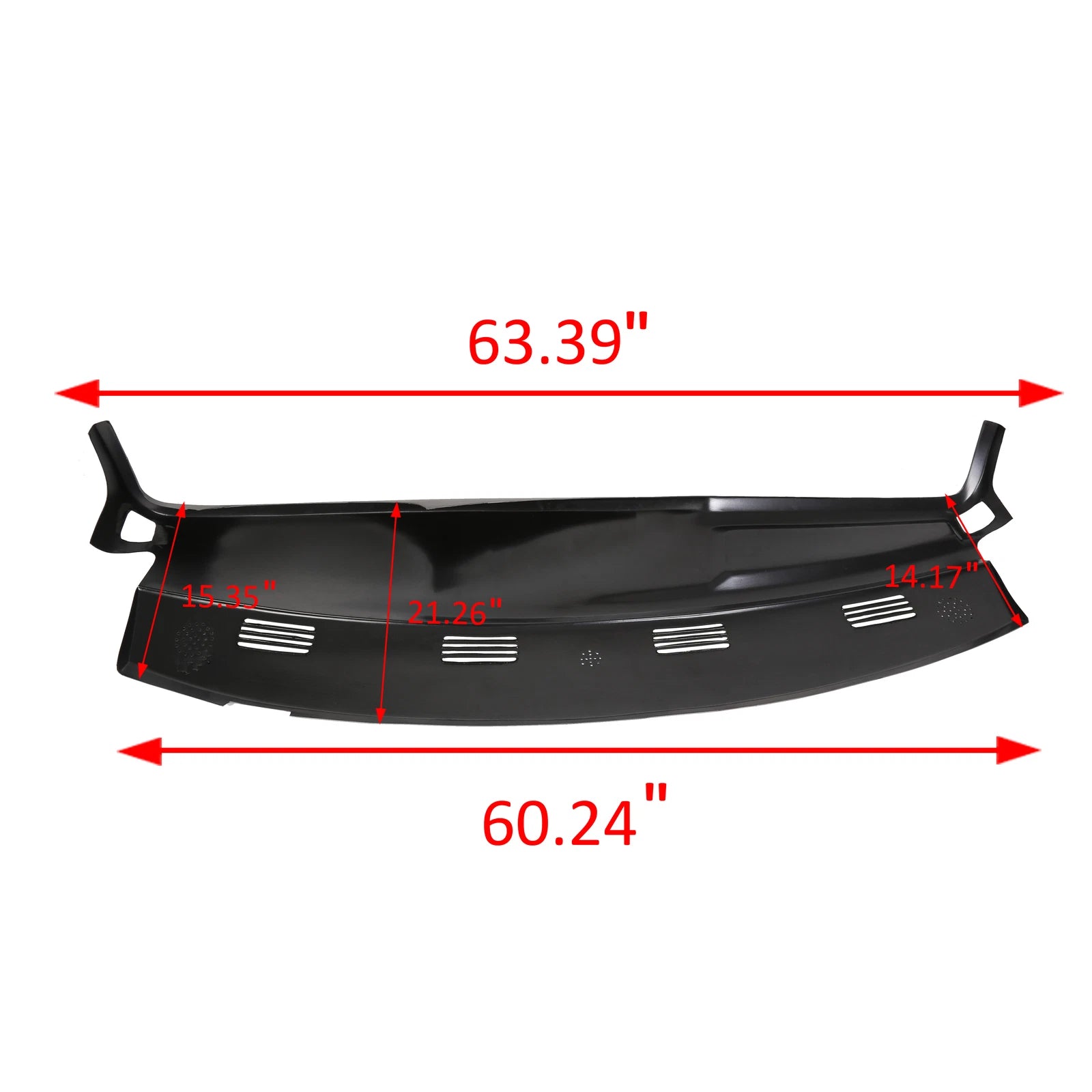 Molded Dash Cover for Dodge Ram 1500 2500 3500 (2002–2005) Textured Black
