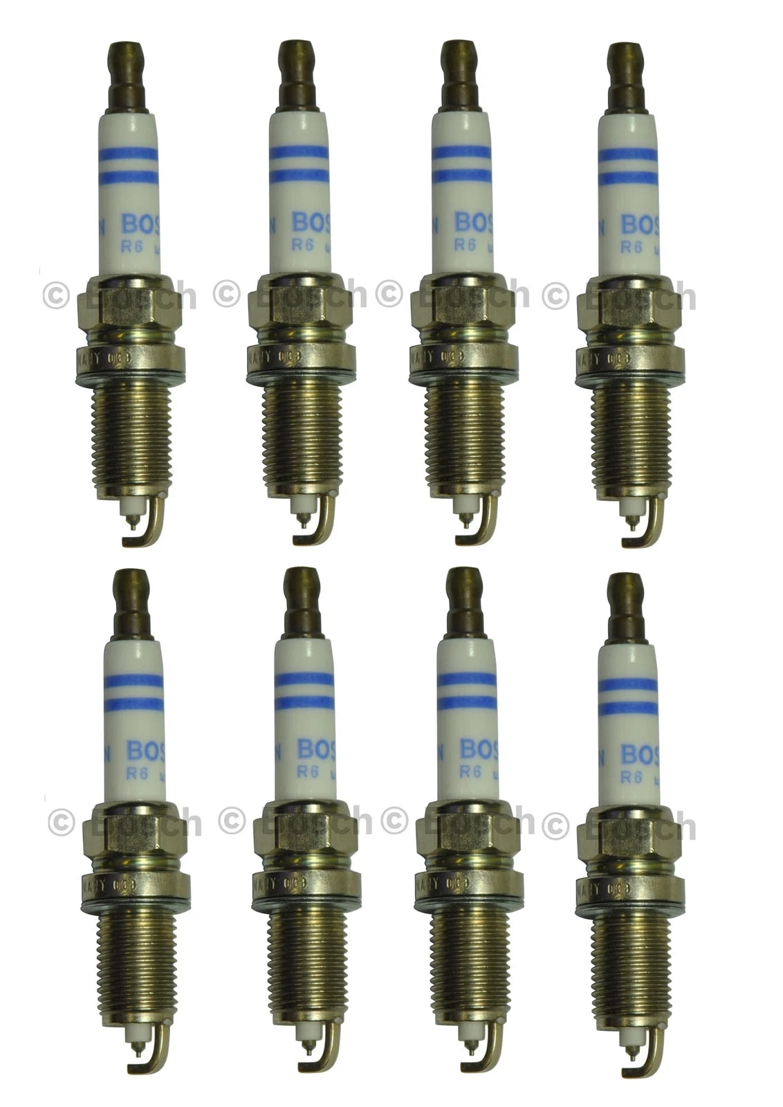 Set of 8 Double Platinum Spark Plugs for BMW E60 E63 E64 E65 E66 E53 4.8