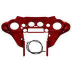 Speedometer Inner Fairing for Harley Street Glide (1996–2013) Ember Red Sunglow