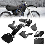 Black Restyle Plastic Kit Fairing Bodywork for Kawasaki KX125 KX250 (1999–2002)