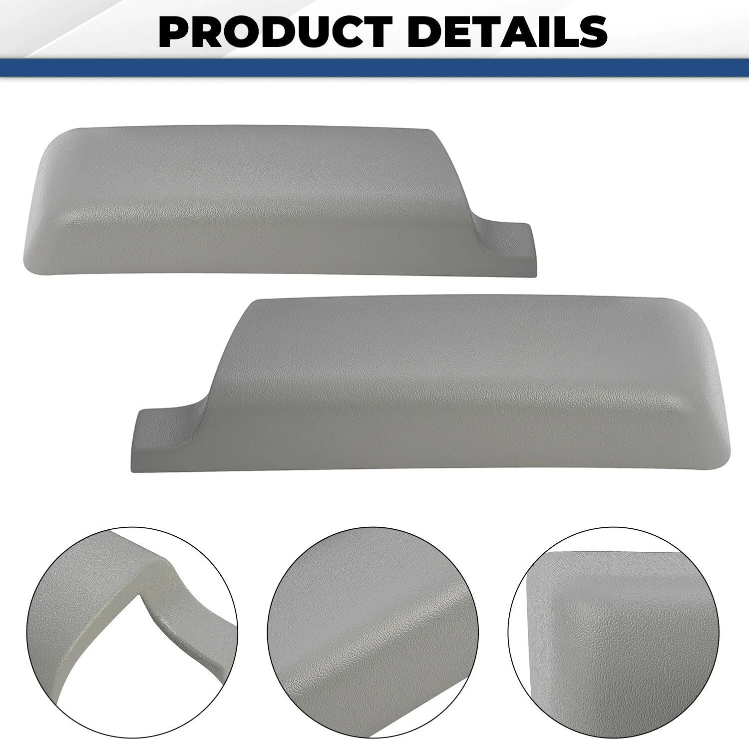 Set of 2 Door Panel Arm Rest Repair Caps for Chevrolet Astro/GMC Safari (1996–2005)