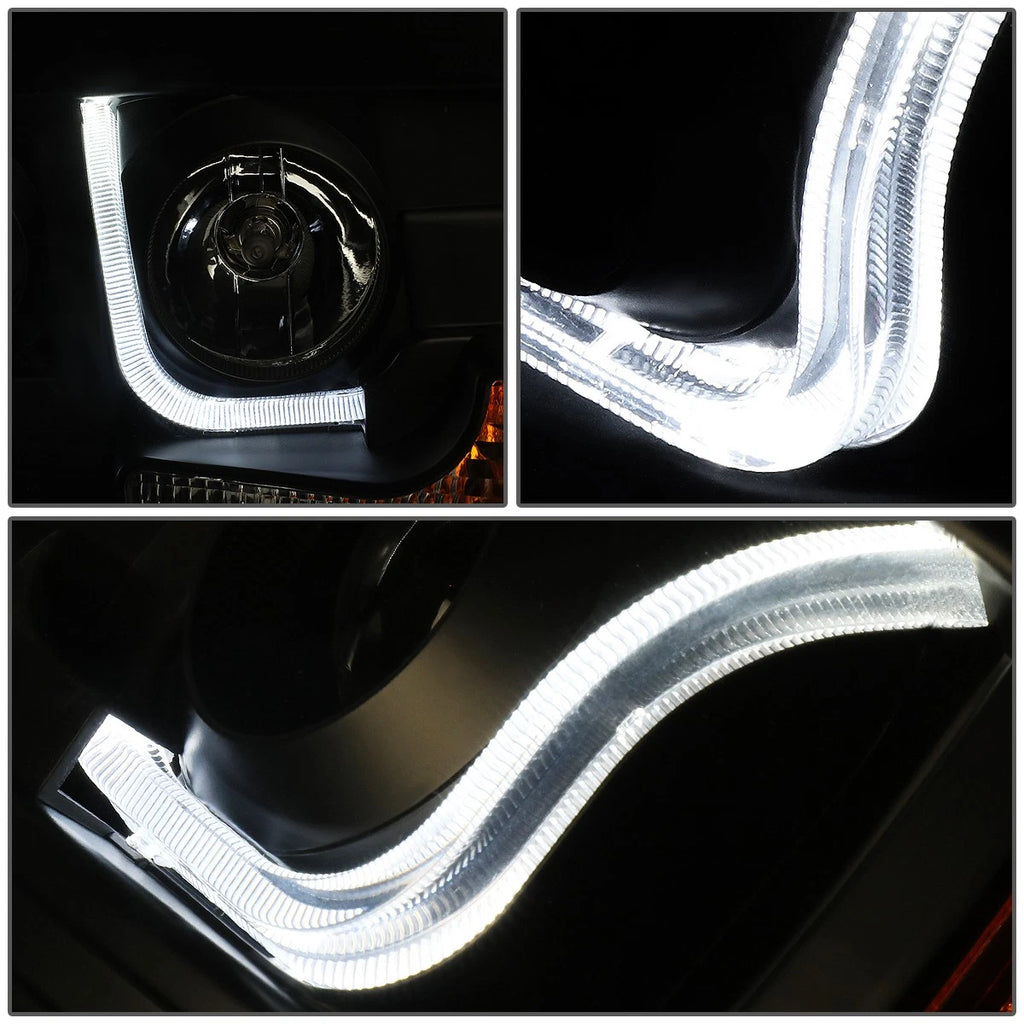 LED DRL Tube Projector Headlight for Ford F150 Mark LT (2004–2008)