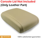 Leather Synthetic Console Armrest Cover for GMC Yukon (2003–2009) Beige