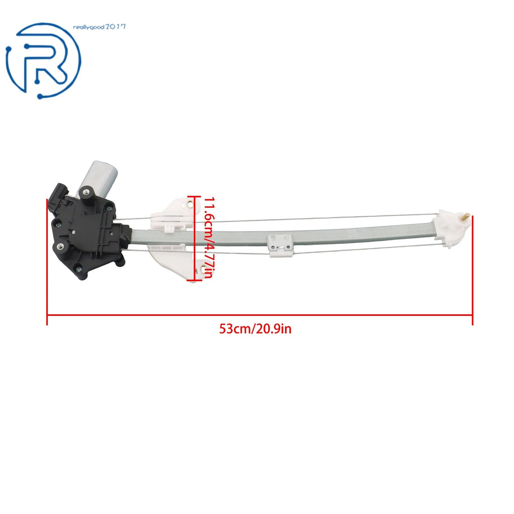 Rear Right Power Window Regulator with Motor for Honda Civic (2016-2021)