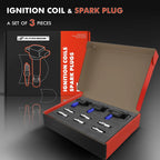 Blue Ignition Coil and Iridium Spark Plug for Lexus IS300 (2001-2005)