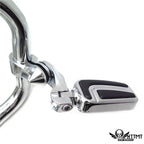 Chrome 2.5" Short Foot Peg Kit for Honda Shadow VT600 (1988–1999)