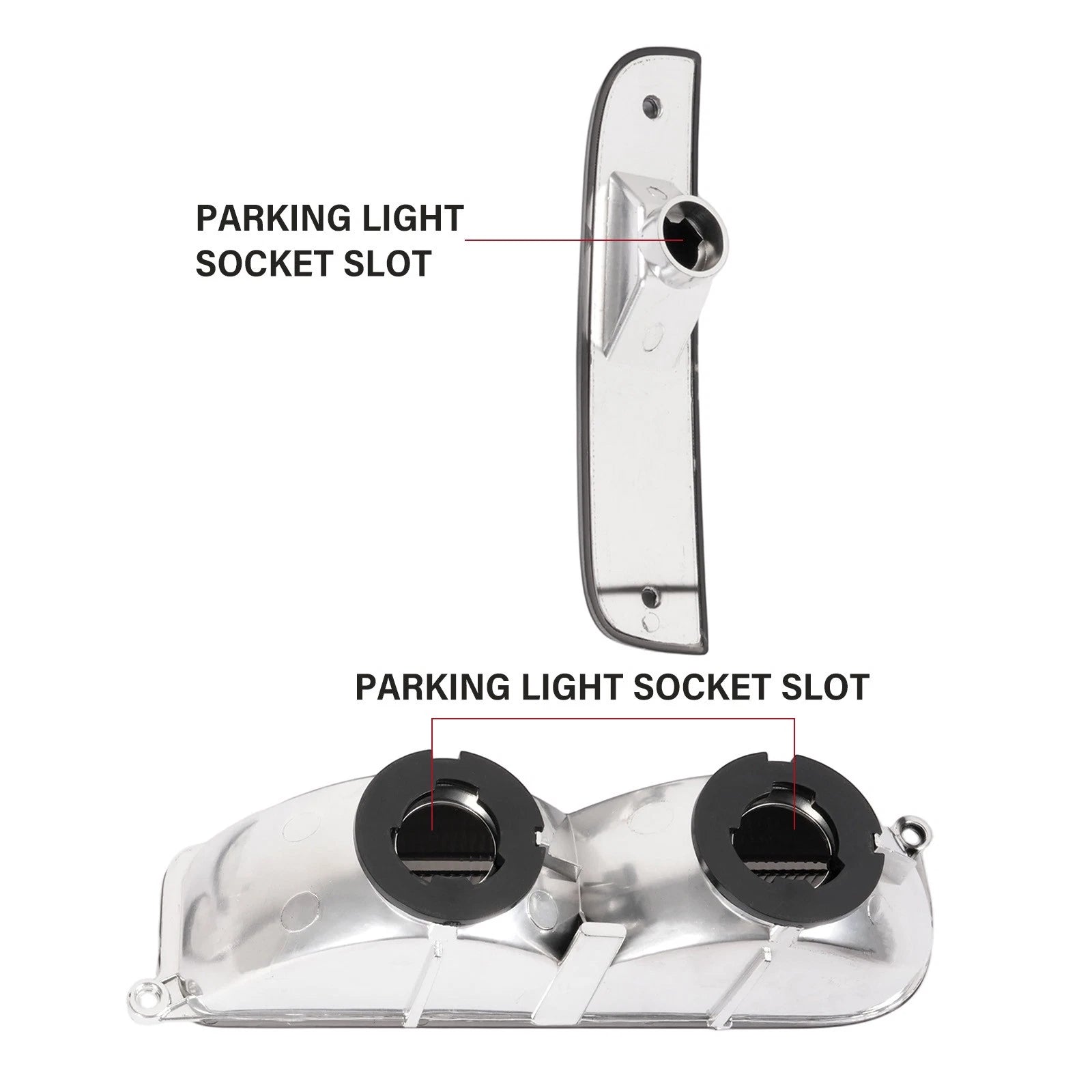 Pair Smoke Corner Bumper Signal Lights for Jeep Cherokee XJ (1997-2001)