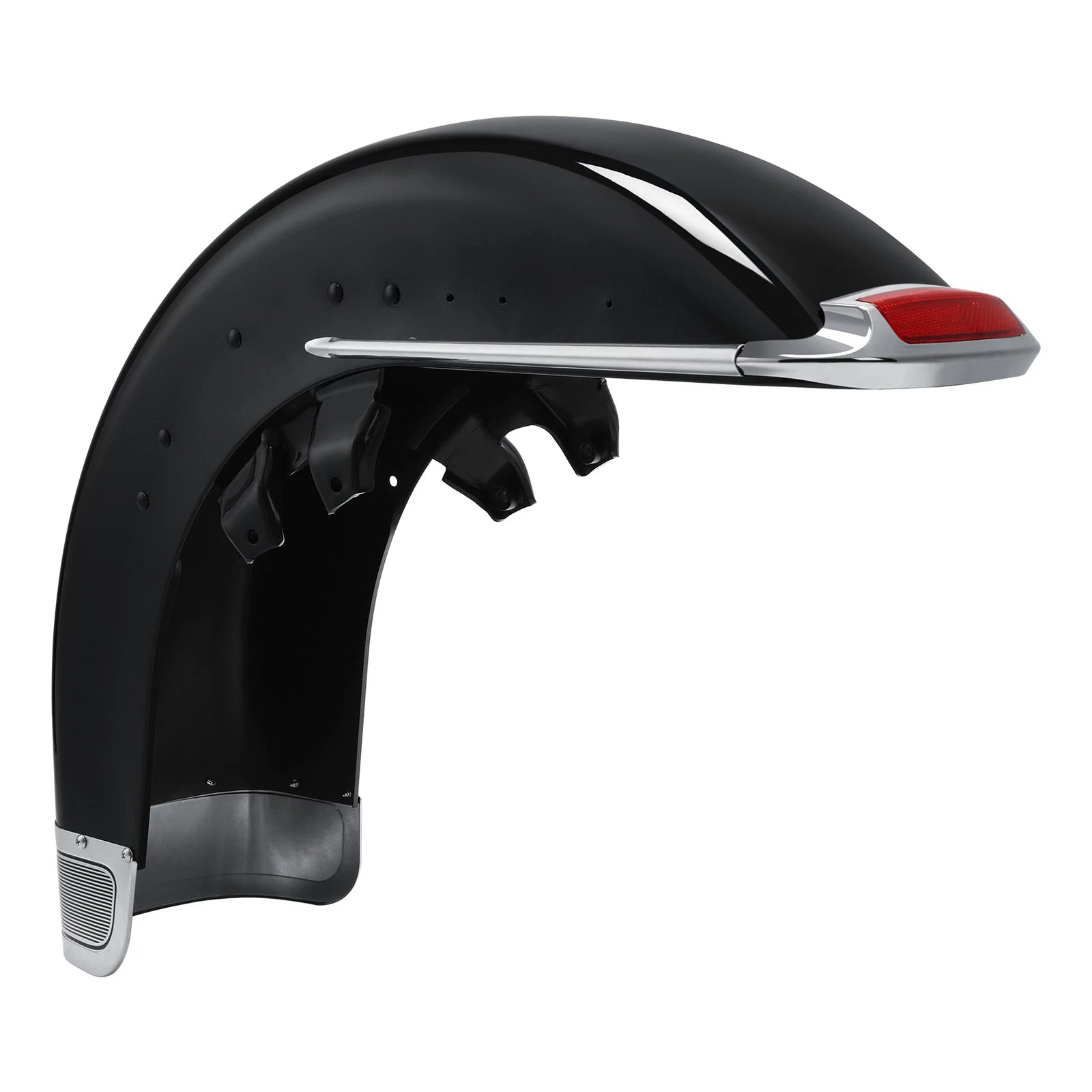 Vivid Black Front Fender for Harley Touring Electra Glide Road King (1989–2013)