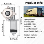 300-1406 RV Entry Step Motor for Motorhomes (1820124)