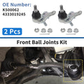 2X Front Lower Ball Joints for Toyota RAV4 (2006–2018) No.K500062/4333019245