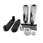 Chrome Frame Slider Crash Protector for Kawasaki Ninja 250/250R/EX250 (2008–2013)