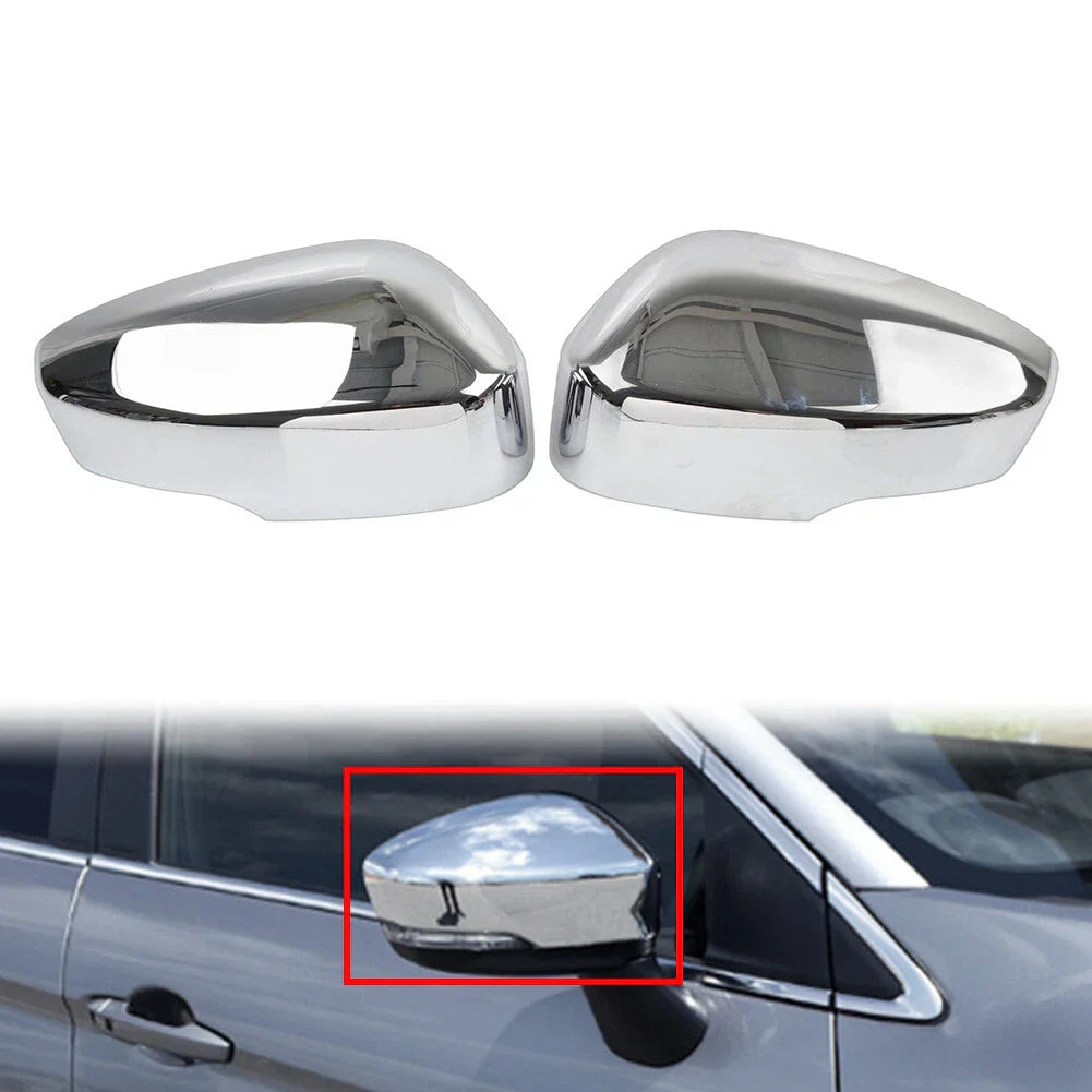 Chrome ABS Rearview Mirror Covers for Mitsubishi Eclipse Cross (2018-2023)