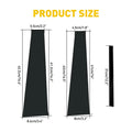 6pc Black Pillar Posts for Honda Accord (2013–2017) Door Trim Window Cover