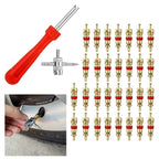 Tire Valve Core Tool Kit for Easy Removal and Insertion of Valve Stems
