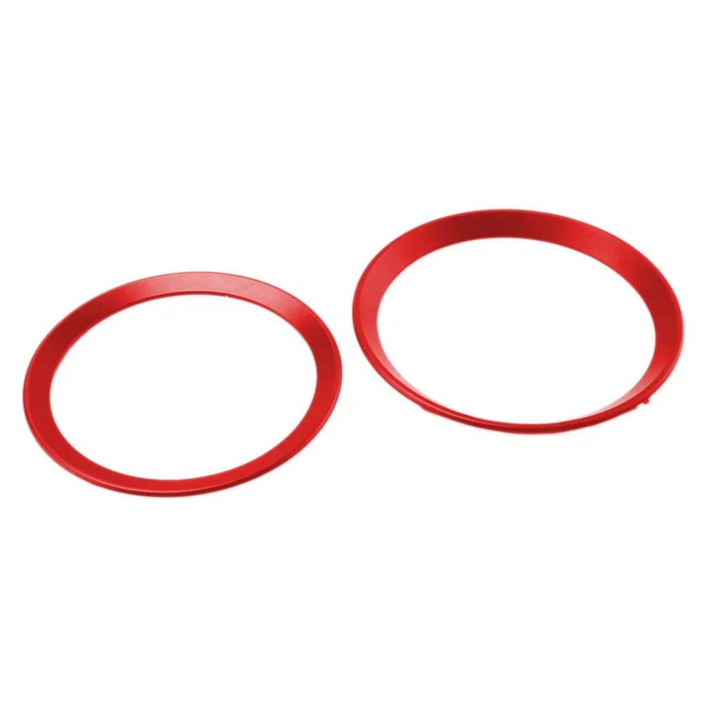 Red Front & Rear Emblems with Boot Ring Edging for BMW 3 Series (2006-2013)