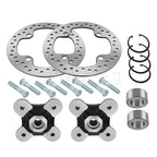 2 Front/Rear Wheel Hub & Rotor Kit for Polaris RZR XP 1000 (2014–2023)