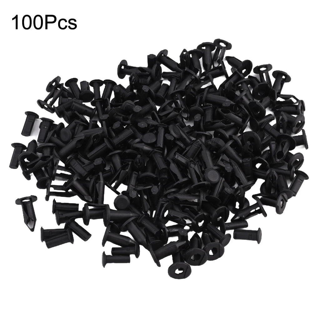 Set of 100 Push Pin Rivet Retainer Clips for ATV UTV (Universal)
