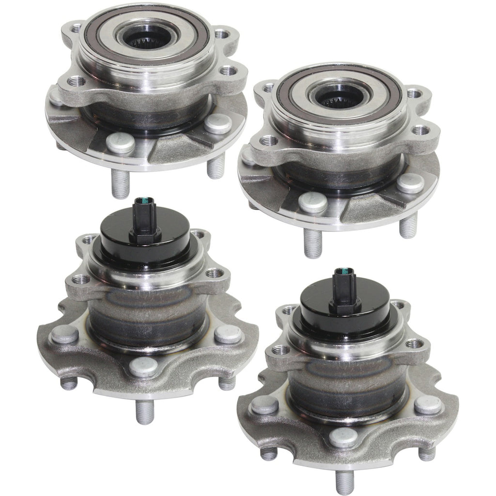 Wheel Hubs for Toyota RAV4 (2006–2012) with Bearing & Sensor FWD