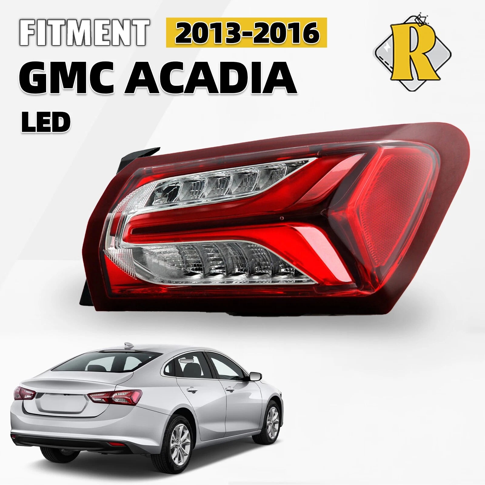 LED Tail Light Lamp Outer Replacement Right Passenger for Chevy Malibu (2019–2025)