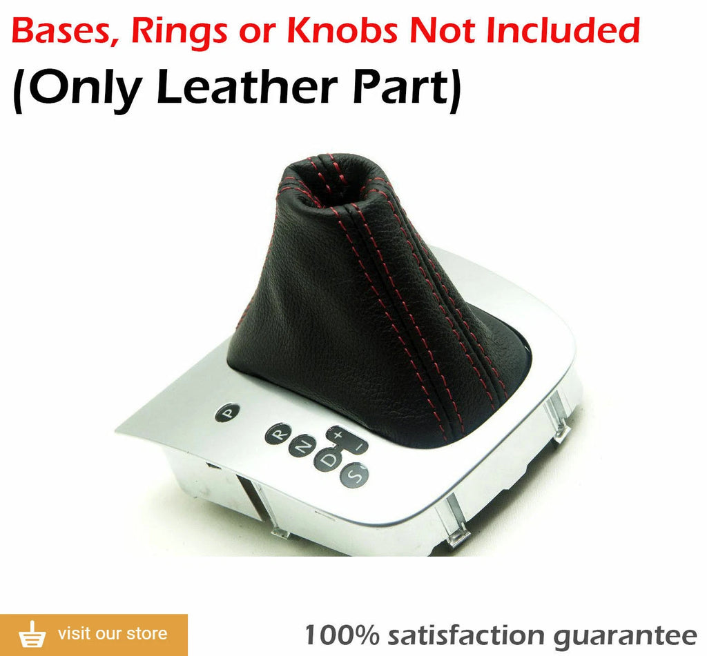 Automatic Shift Boot for VW Jetta Vento Bora (2005–2010) Red Stitch