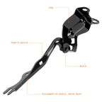 RH Passenger Side Steel Engine Hood Hinge for Mazda 3 (2010–2012)