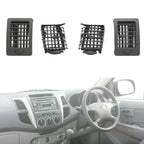 4 x Grey Air Vent Grilles for Toyota Hilux MK6 MK7 (2005-2014)