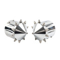 CNC Cut Front Axle Cap Nut Covers for Harley Touring Road King Street Glide (2009-2023)