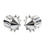CNC Cut Front Axle Cap Nut Covers for Harley Touring Road King Street Glide (2009-2023)