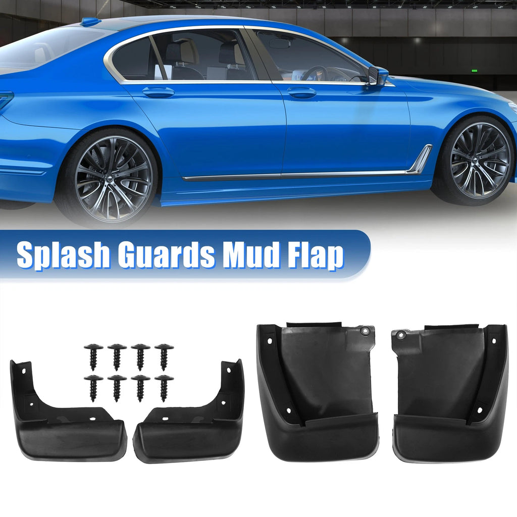 Set of 4 Mudguards Fender for Honda Accord (2003–2007) with Screw Black