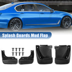 Set of 4 Mudguards Fender for Honda Accord (2003–2007) with Screw Black