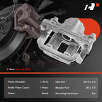 Pair Rear Brake Calipers with Brackets for Nissan Rogue (2008-2015)