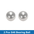 Set of 2 G40 Precision 31.8mm Steel Ball Bearings