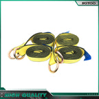 Set of 4 Tire Wheel Tie Down Straps for Car Hauler Tow Truck