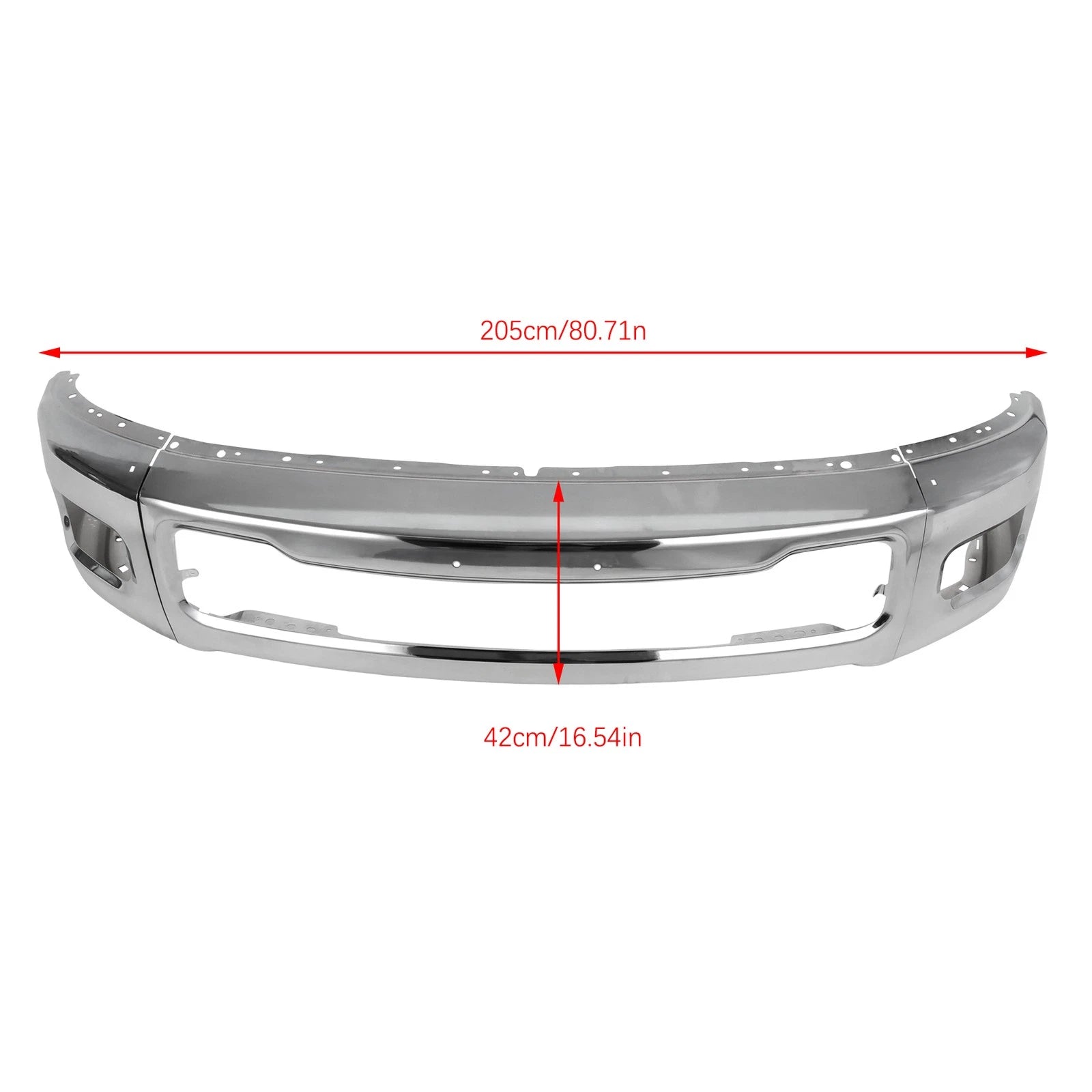 Front Bumper with Fog Light Holes for Dodge RAM 1500 (2025)