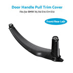 Pair Door Handle Pull Trim Cover Black for BMW X5 E70 (2007–2014)