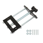 9" Woodworking Vise for Bench (Cast Iron, Chrome Plated)