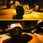 4X Amber LED Rock Lights for Jeep Off-Road Truck UTV