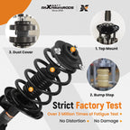 Set of 4 Front Complete Struts & Sway Bar Links for Nissan Sentra (2013) 272948 272947