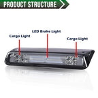 LED Third Brake Light for Ford F-150 (2004–2008) Smoke/Chrome