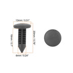 20pcs Plastic Bolt Rivets Trim Panel Retainer Clips for Toyota 