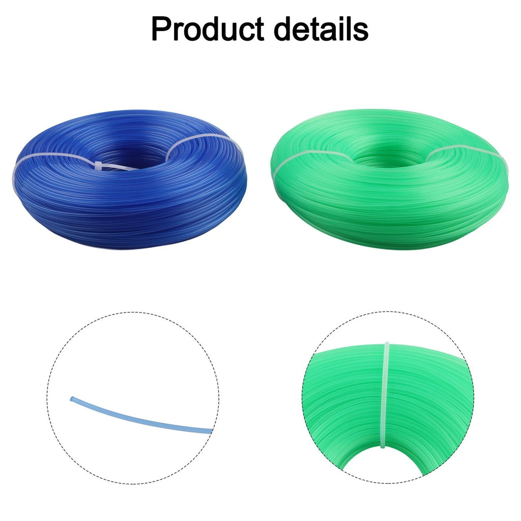 Pack of 2 1.6mm Nylon Trimmer Line 200m for Brush Cutters