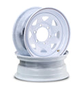 Set of 2 Heavy Duty Trailer Wheels for Libra (15x6, 6x5.5 PCD)