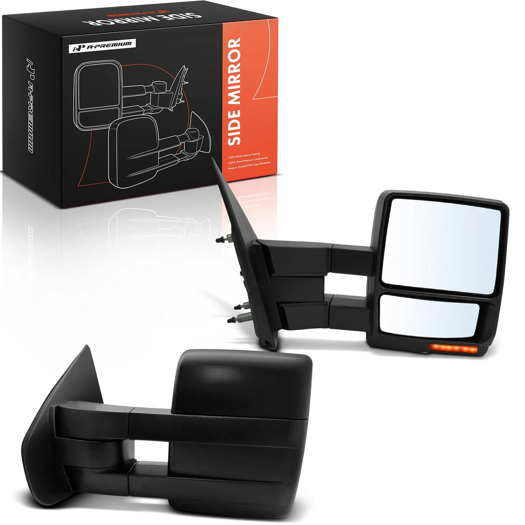 Power Mirrors Pair for Ford F-150 (2011–2012) Manual Folding Heated