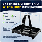 Marine Battery Tray for Group 27 (13"x7") - FO4896