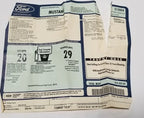 Original Dealer Window Sticker for Ford F350 6.0L V8 Diesel (2004)