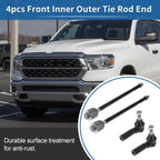 4pcs Tie Rod End Links for Dodge Ram 1500 (2011-2015)