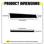 Set of 6 Window Door Trim Pillar Posts for Infiniti G35 G37 Sedan (2002–2013)