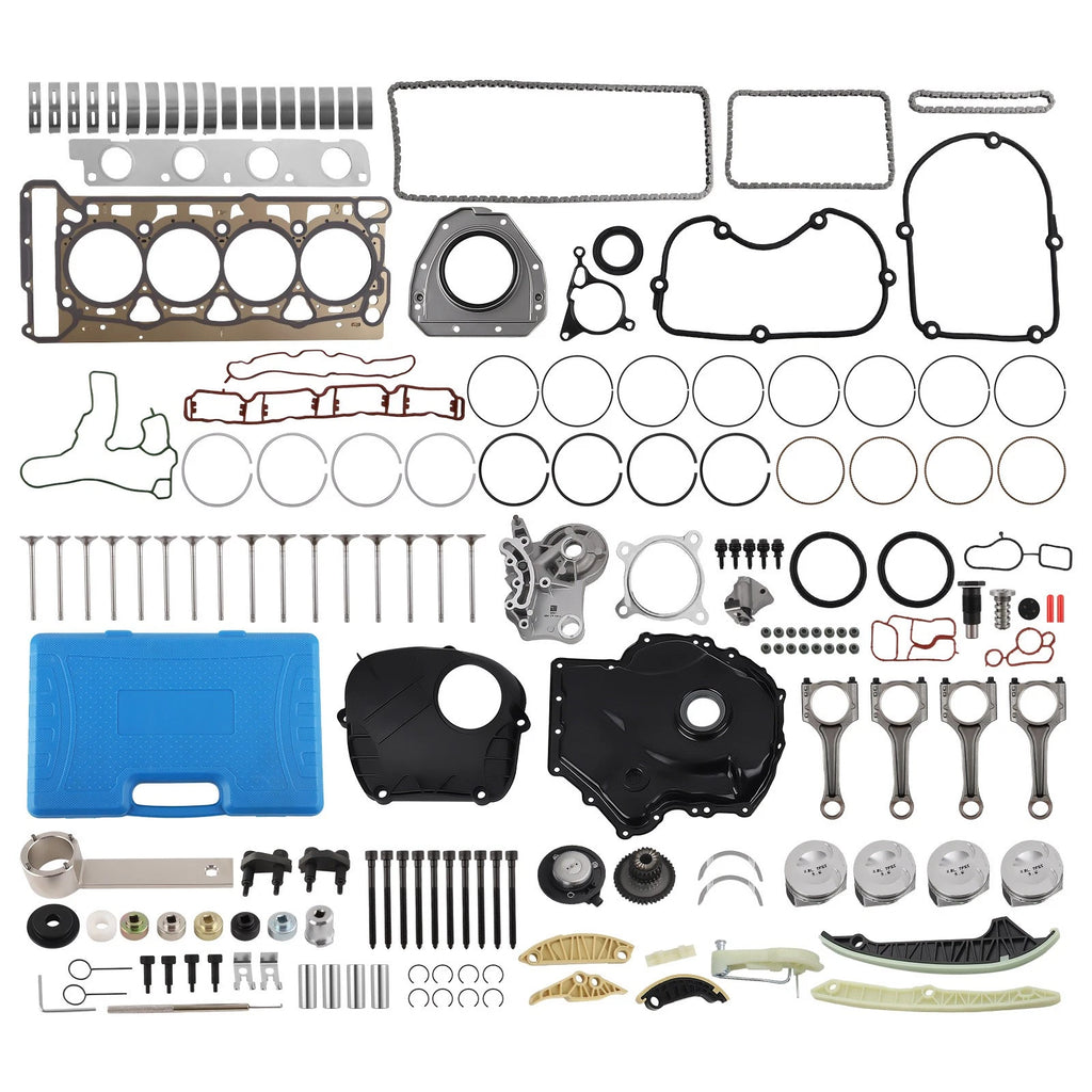 Timing Chain Kit & Pistons for Audi VW Jetta GTI A4 Q5 (CCTA CAWB CAEB CDNB)
